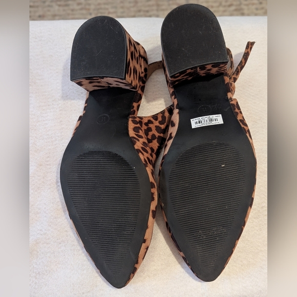 Torrid Brown Leopard Print Slingback Heels - Picture 2 of 6